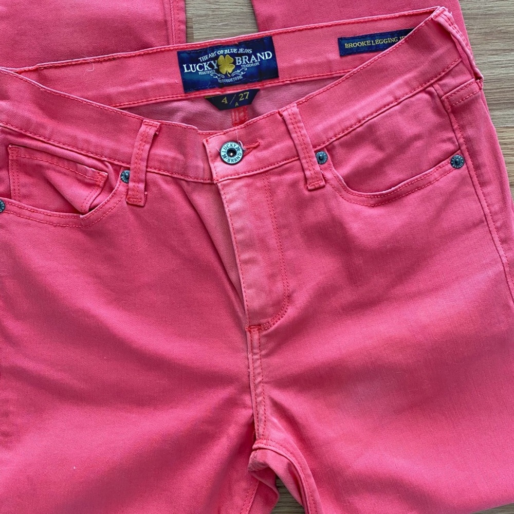 Lucky Brand Frayed Legging Jeans